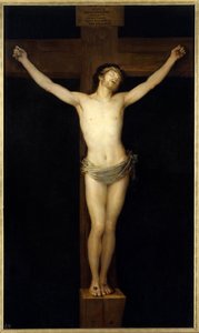 Le Christ crucifié. Peinture par Francisco de Goya y Lucientes (1746-1828) XIXe siècle. Madrid, Musée du Prado