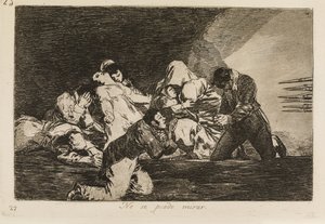 On ne peut pas le voir (26) - Francisco de Goya