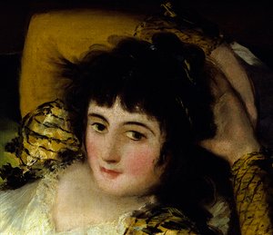 Détail de « La maja vestida » - Francisco de Goya