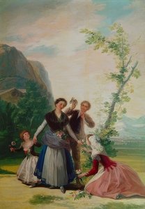 Les Fillettes aux fleurs ou Printemps