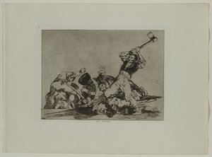 Désastres de la guerre : Pl., 3, La même chose, 1810-1813 - Francisco de Goya