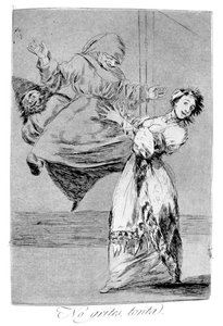 Ne crie pas, idiot - Francisco de Goya