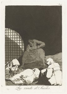 Surpris par le sommeil (Las rinde el Sueño) - Francisco de Goya