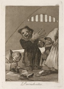 Duendecitos. Lutins. De Los Caprichos, 1797-1798 - Francisco de Goya