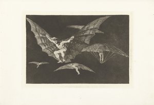 Une manière de voler (Los Disparates) - Francisco de Goya