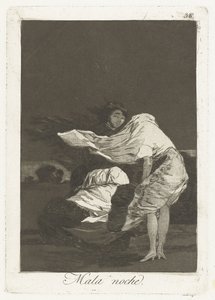 Une mauvaise nuit - Francisco de Goya
