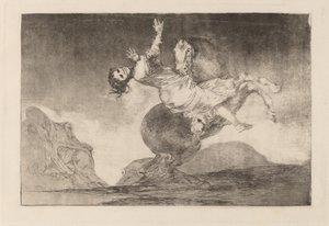 El caballo raptor - Francisco de Goya