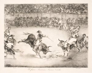 "Le célèbre Américain, Mariano Ceballos" - Francisco de Goya