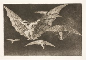 Une façon de voler (Là où il y a une volonté, il y a un chemin) - Francisco de Goya
