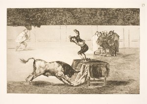 Encore une action folle (de Martincho) dans la même arène (à Saragosse) - Francisco de Goya