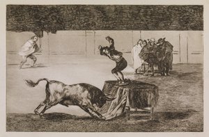 Encore une action insensée dans la même arène - Francisco de Goya
