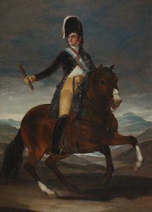 Portrait équestre du roi Ferdinand VII d