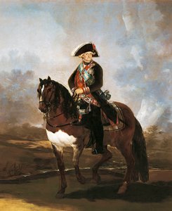 Portrait équestre du roi Carlos IV - Francisco de Goya