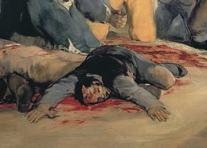 Exécution des défenseurs de Madrid, 3 mai 1808, 1814 (détail)