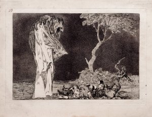 Folie effrayante de la série Los Disparates, 1815-1819 - Francisco de Goya