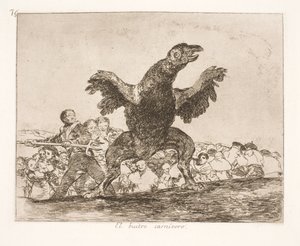 Le Vautour (76) - Francisco de Goya