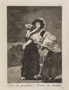 Dieu lui pardonne : La mendiante était sa mère - Francisco de Goya