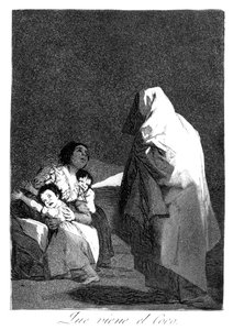 Voici le croque-mitaine, 1799 - Francisco de Goya