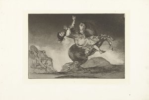 Le cheval ravisseur (Los Disparates) - Francisco de Goya