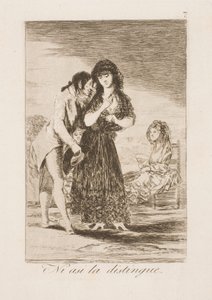 Même de cette manière, il ne la connaît pas - Francisco de Goya