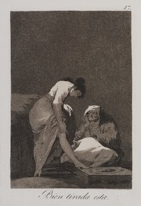Bien tirée est - Francisco de Goya