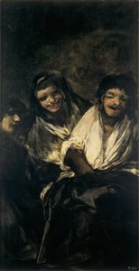 Homme raillé par deux femmes - Francisco de Goya