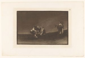 Martincho saisit un taureau par sa corne (La Tauromaquia) - Francisco de Goya