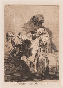 Personne ne nous a vus, fin 18e-début 19e siècle - Francisco de Goya