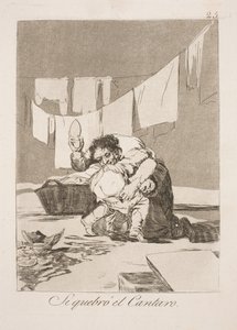 Quand on a cassé le pot - Francisco de Goya