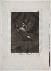 Ochenta Caprichos: Bon Voyage - Francisco de Goya