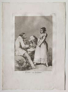 Ochenta Caprichos : Il vaut mieux être paresseux, 1793-1798 - Francisco de Goya
