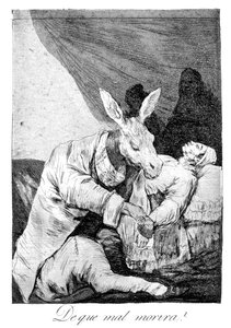 De quelle maladie est-il mort, 1799 - Francisco de Goya