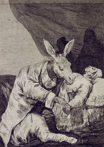 De quoi va-t-il mourir Capricho No 40 - Francisco de Goya