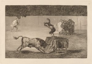 Une autre folie de lui dans la même arène - Francisco de Goya