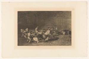 Picador poignardant un taureau - Francisco de Goya