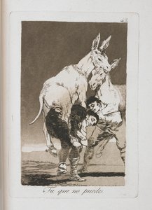 Planche de Los Caprichos - Francisco de Goya