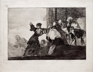 Pauvre Folie de la série Los Disparates Follies, 1815-1819 - Francisco de Goya