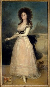 Portrait en pied de Dona Tadea Arias de Enriquez. Peinture par Francisco de Goya (1746-1828) (école espagnole) XVIIIe siècle. Madrid, Musée du Prado - Francisco de Goya