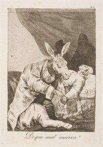 Le médecin ou la maladie le tuera-t-il ? - Francisco de Goya