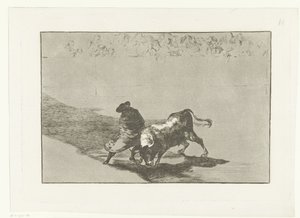 Toreador dans une arène (La Tauromaquia)