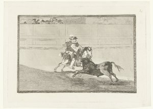 Toreador dans une arène - Francisco de Goya