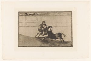 Toreador dans une arène - Francisco de Goya