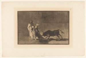 Toreros dans une arène - Francisco de Goya