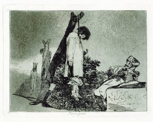 Tampoco Ni ceci. Planche 36 de Les Désastres de la guerre, 1810-1820 - Francisco de Goya