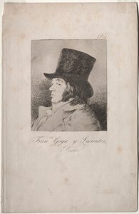 Les Caprices: Portrait de Goya - Francisco de Goya
