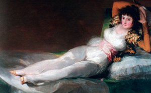 La Maja vêtue, vers 1800