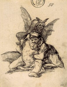 Le Diable les rassemble - Francisco de Goya