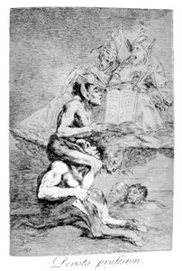 La Profession dévote, 1799 - Francisco de Goya