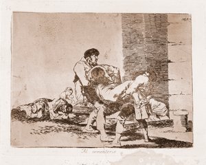 Les Désastres de la guerre : Dans le cimetière - Francisco de Goya