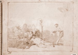 Les Désastres de la guerre : Il est inutile de crier - Francisco de Goya